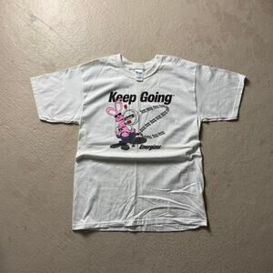 Vintage Keep Going Energizer Bunny Men's L Tee Promo